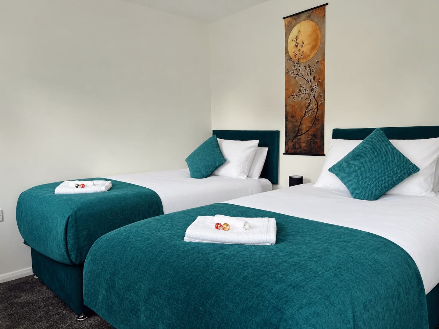 Bedroom two - twin beds